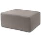 Jaxx Fairlie Boucle Fabric Ottoman in Dark Grey, , large