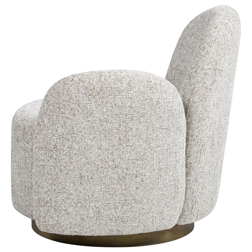 Jennifer Taylor Home Duo Right Arm Facing Swivel Accent Chair in Multi-Greige Beige, , large