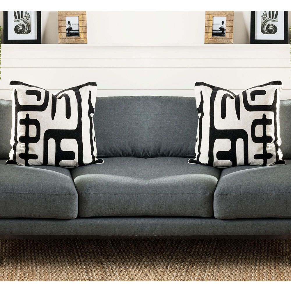 Safavieh Maize Pillow in Black (Set of 2), , large
