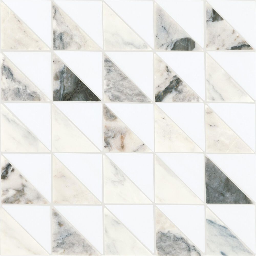 Dal-Tile Gamma Illusive Blend 12&#39;&#39; X 12&#39;&#39; Natural Stone Mosaic Sheet, , large