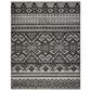 Safavieh Adirondack ADR107A-10 10" x 14" Silver/Black Area Rug, , large