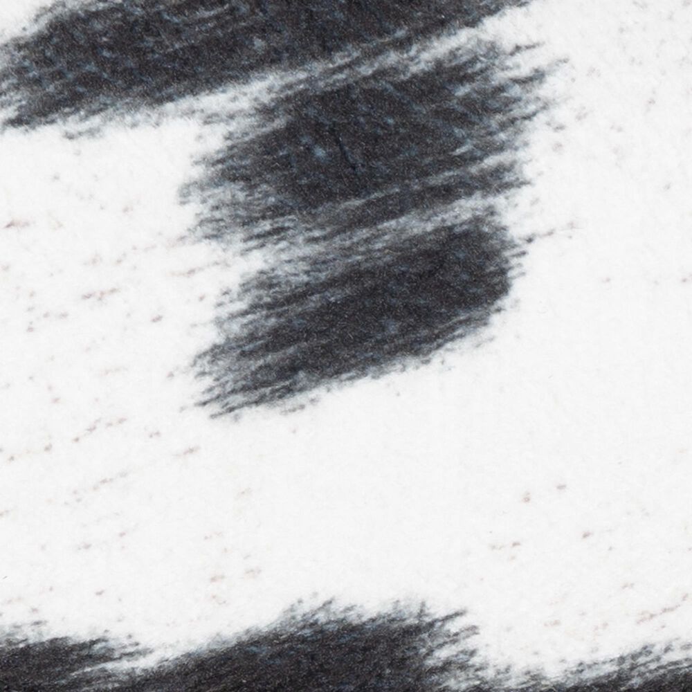 Linon Home Decor Claridge Counter Stool with Black Cow Print Cushion in Black, , large