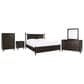 Ashley Dantenton 5 Piece Queen Panel Bedroom Set in Merlot, , large