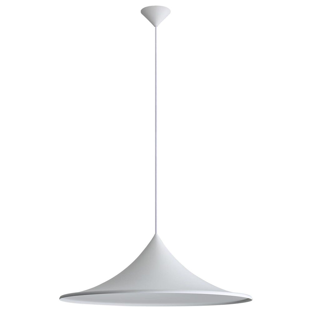 Golden Lighting Vistara 27.5" 1-Light Pendant in Sand White, , large