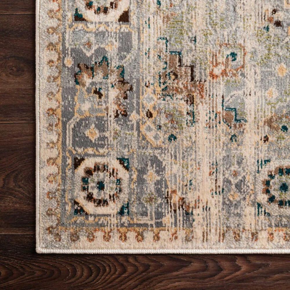 Loloi II Isadora ISA-01 6&#39; x 9&#39; Oatmeal and Silver Area Rug, , large