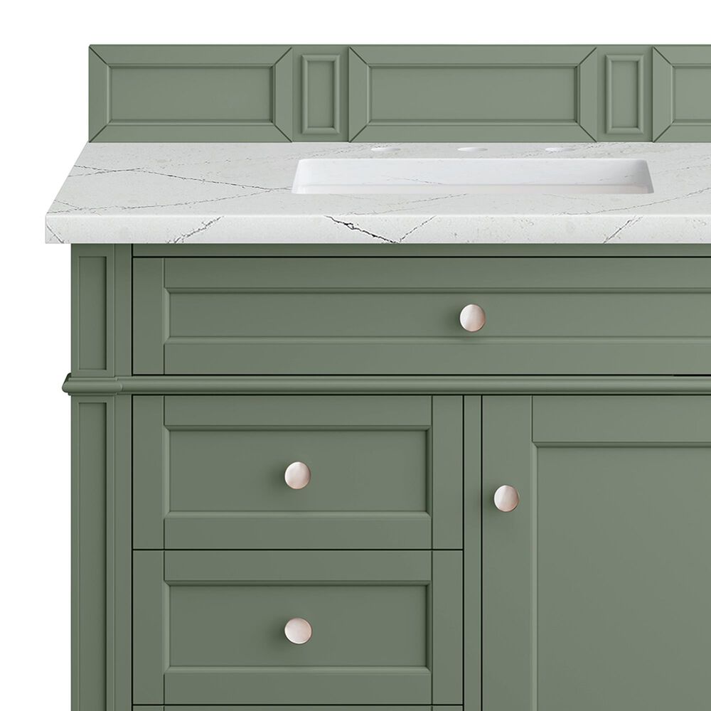 James Martin Brittany 36" Single Bathroom Vanity in Smokey Celadon with