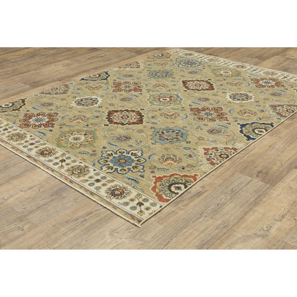 Oriental Weavers Francesca FR05D 3&#39;3&quot; x 5&#39; Beige Area Rug, , large