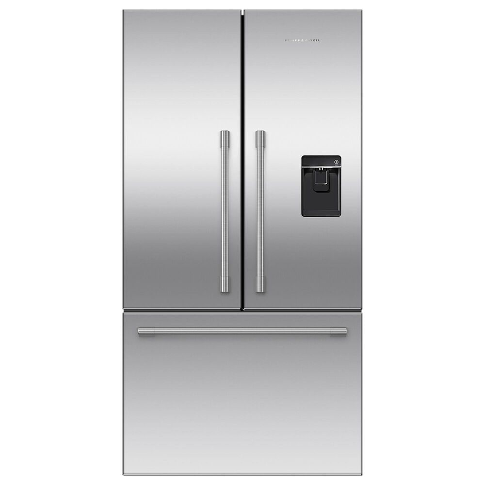 Fisher &amp; Paykel 20.1 Cu. Ft. French Door Refrigerator with Ice and Water Dispenser in Stainless Steel, , large