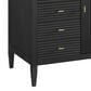 James Martin Vanities Myrrin 48" Vanity in Carbon Oak with 3 cm Arctic Fall Solid Surface Top, , large