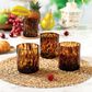 Gifts Plus 10.15 Oz Lowball Glass in Tortoise (Set of 4), , large