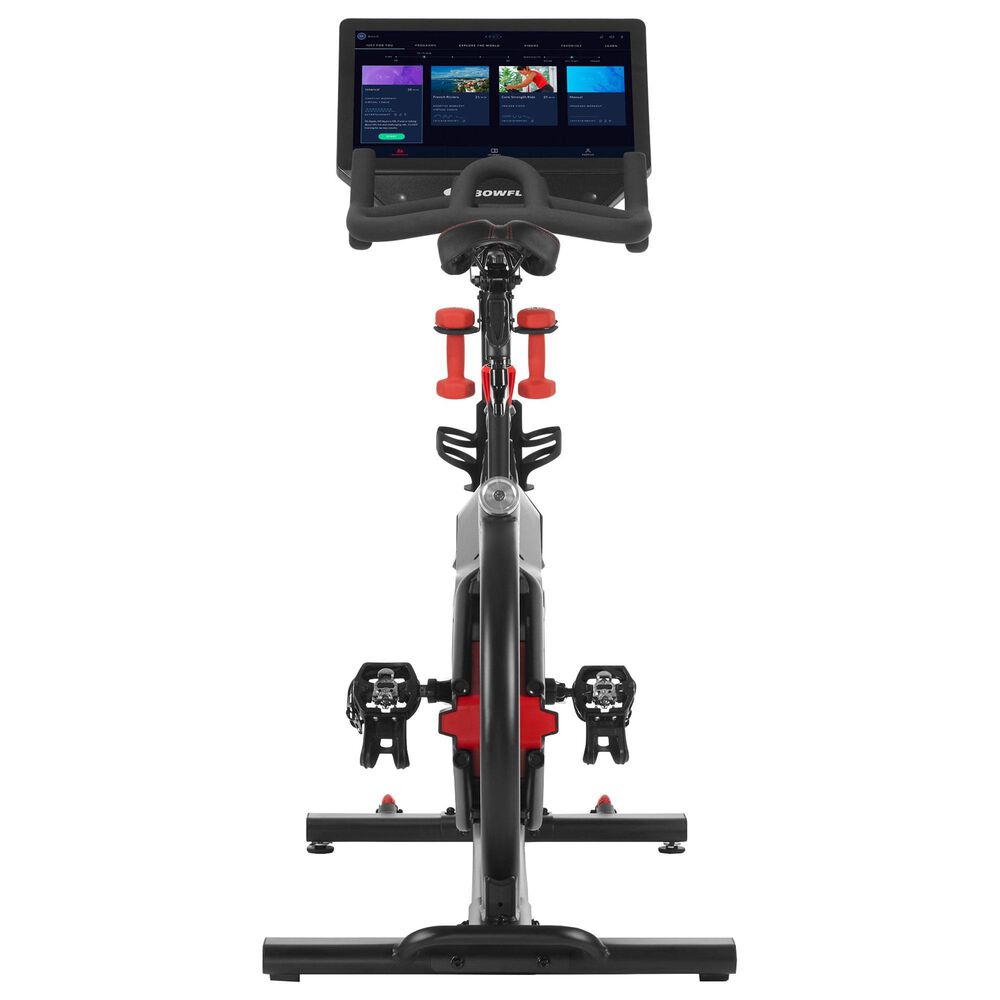 Bowflex VeloCore Bike in Black with 22&quot; Screen + Equipment Mat, , large