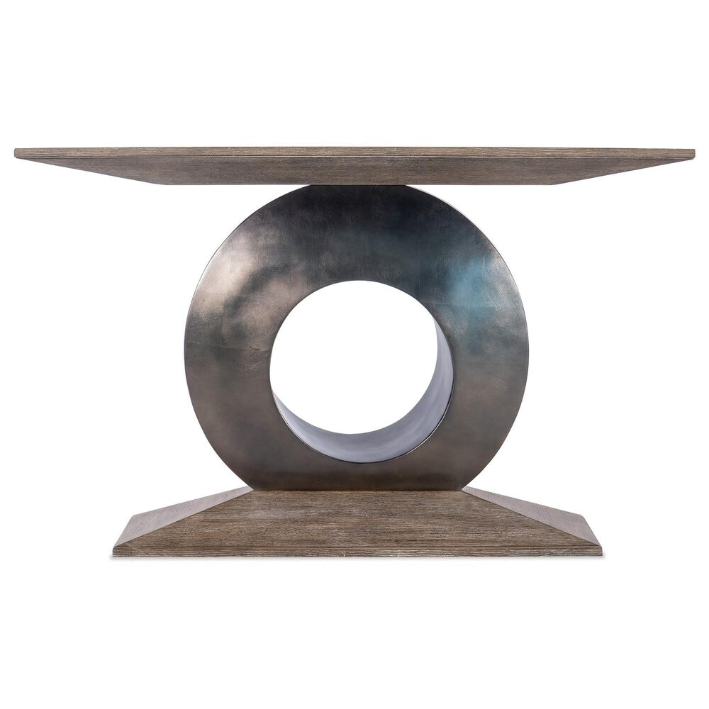Hooker Furniture Modern Mood Accent Console Table in Mink and Black, , large