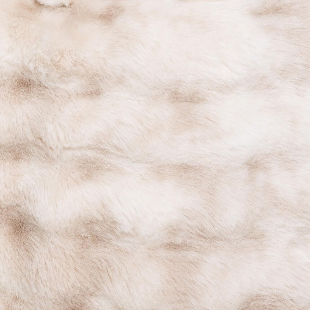 Jaxx Raven Round Accent Pouf in Phantom Cream, , large