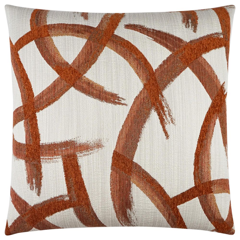 D.V.Kap Inc Enso 24" x 24" Throw Pillow in Copper, , large