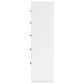 Ashley Charbitt 5-Drawer Chest in Matte White and Replicated Oak Grain, , large