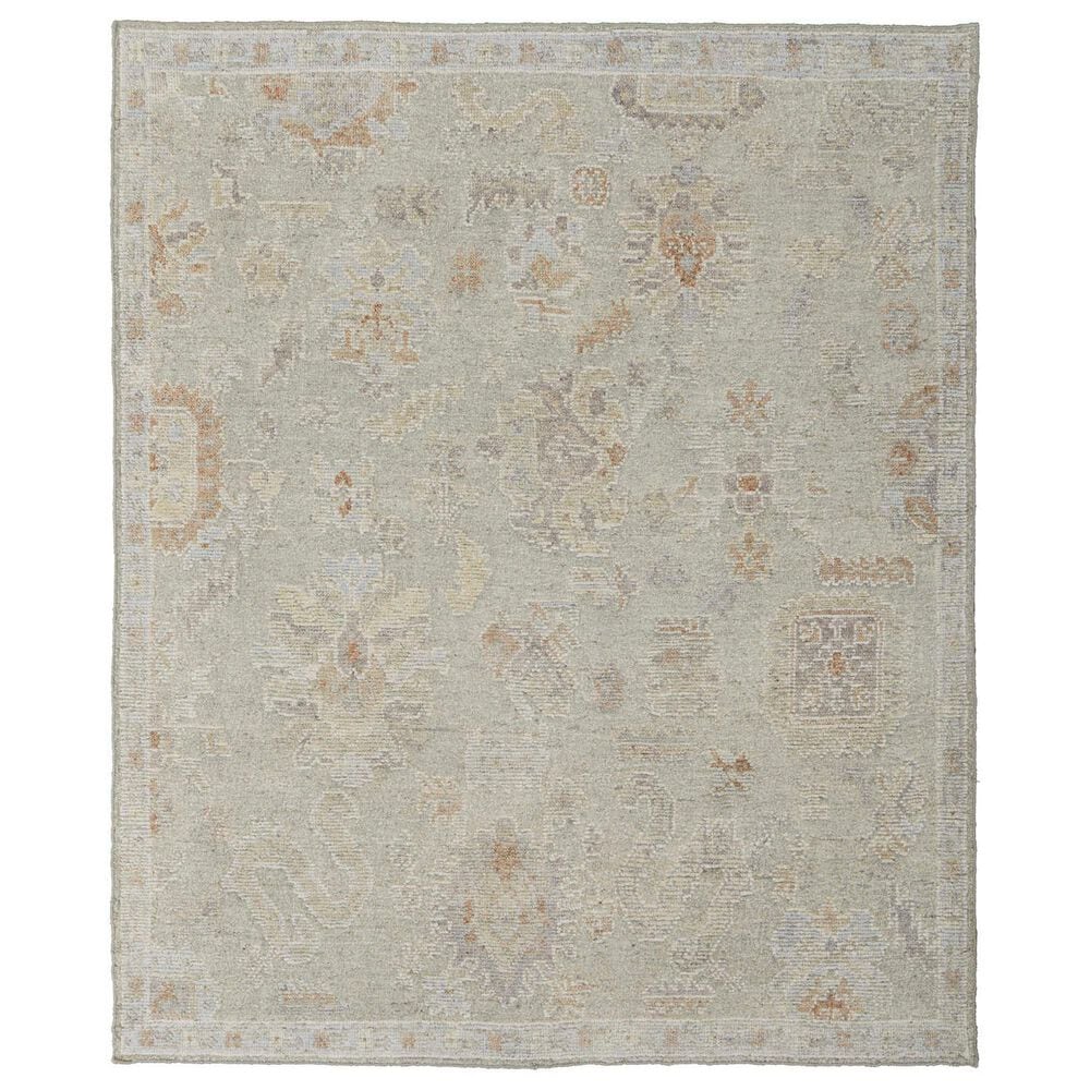 Feizy Grafton 8"6" x 11"6" Gray and Green Area Rug, , large