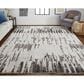 Feizy Vancouver 5" x 8" Gray and Charcoal Area Rug, , large