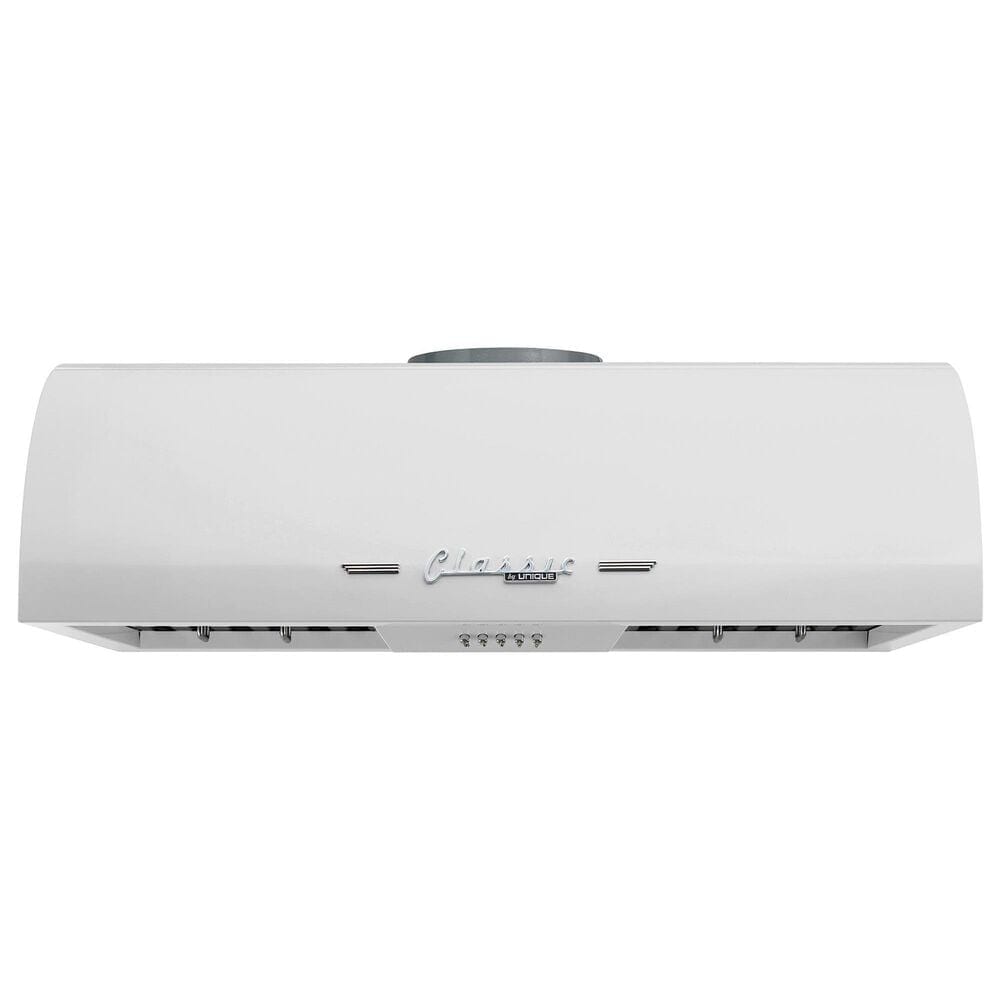 Unique Appliances Classic Retro 36" Under Cabinet Range Hood in Marshmallow White, , large
