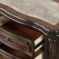New Heritage Design Bella Note 5-Piece King Sleigh Bedroom Set in Mahogany Brown and Antique Gold, , large