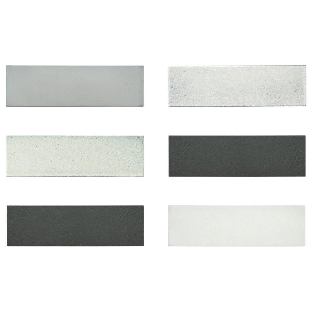 Soho Studio ColorHues Cloud Blend 2" x 8" Cement and Lava Stone Tile, , large