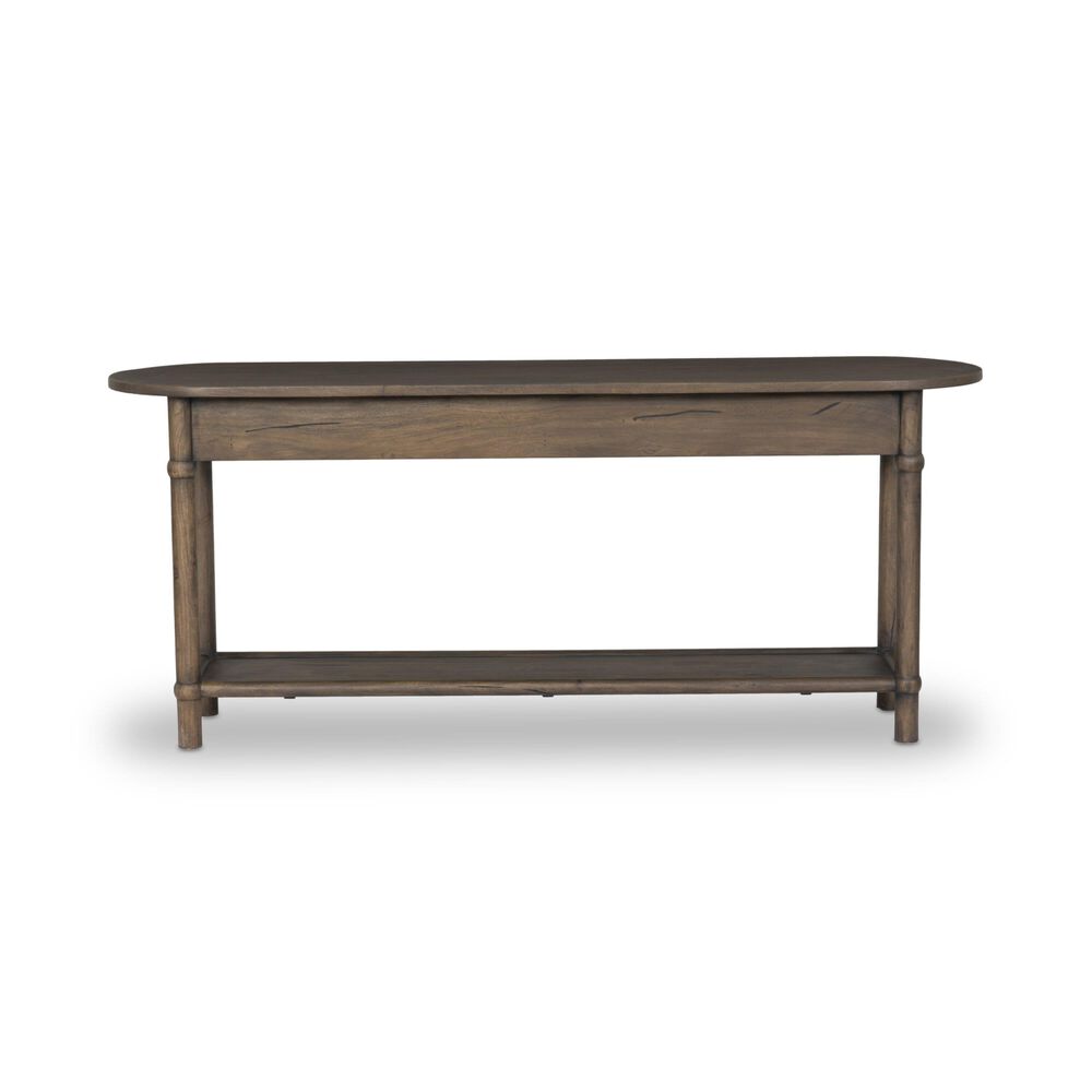 Four Hands Charnes Console Table in Aged Belgium Bleach, , large