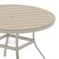 Hearth and Haven 7-Pieces Outdoor Dining Set with Stackable Chairs and Round Table in Sandstone, , large
