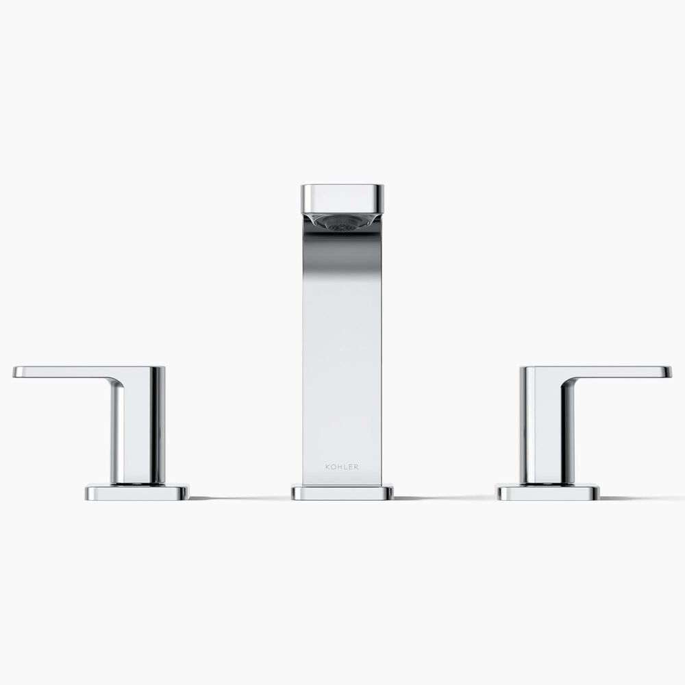 Kohler Parallel Widespread Bathroom Sink Faucet in Polished Chrome, , large