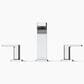 Kohler Parallel Widespread Bathroom Sink Faucet in Polished Chrome, , large
