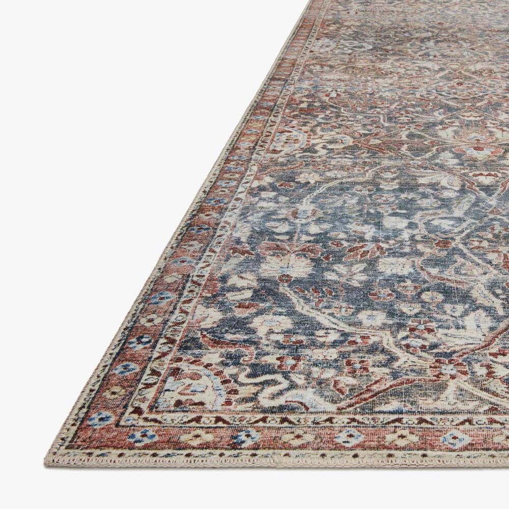 Chris Loves Julia x Loloi Jules 9&#39;6&quot; x 14&#39; Denim and Spice Area Rug, , large