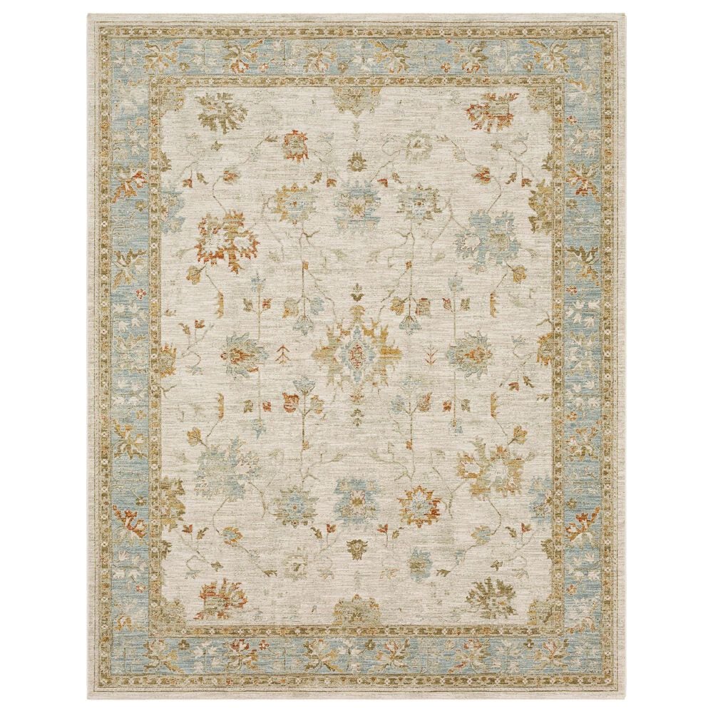Karastan Adalia Iznik 6"7" x 9"6" Cream Area Rug, , large