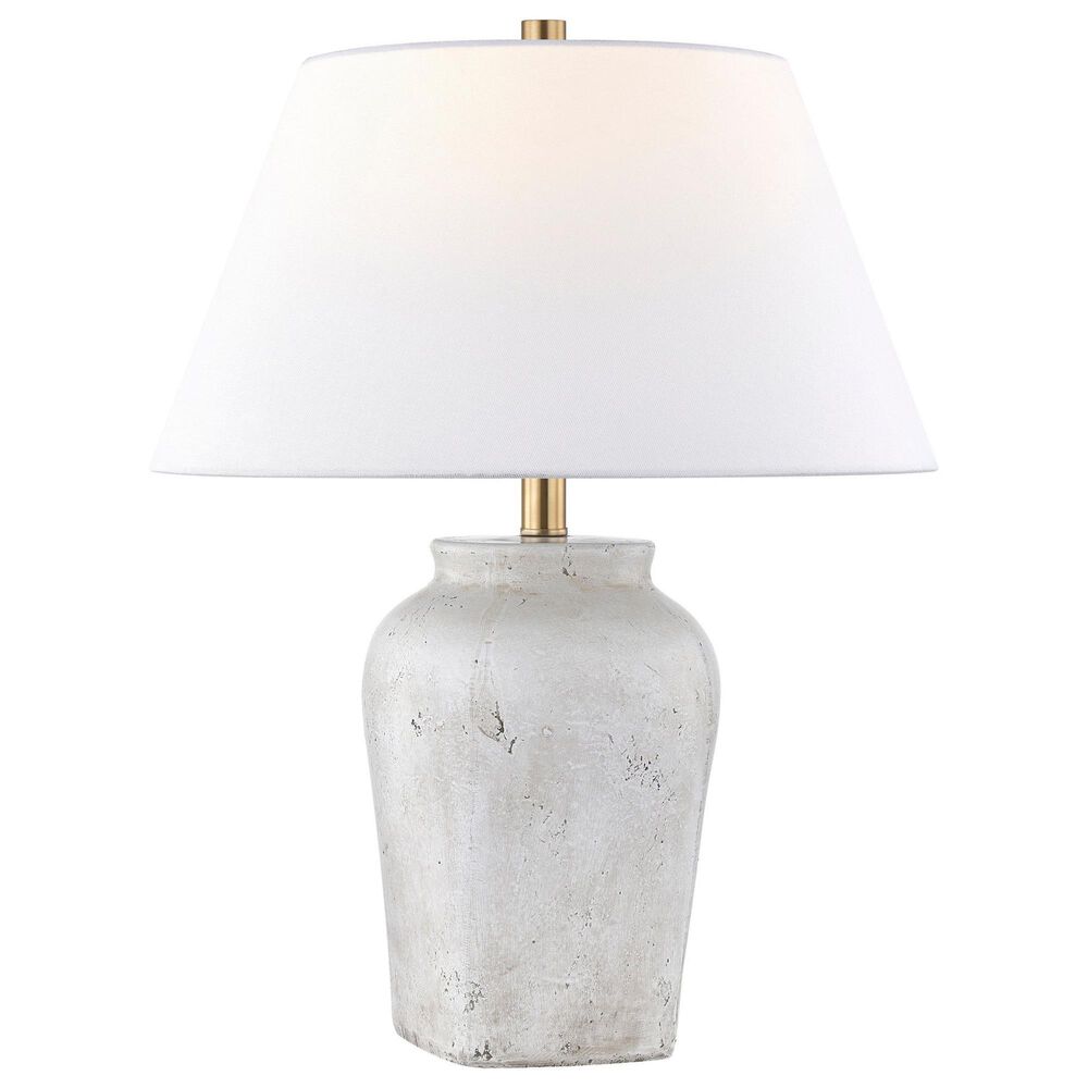 Southern Lighting Leighton Table Lamp in Light Gray, , large
