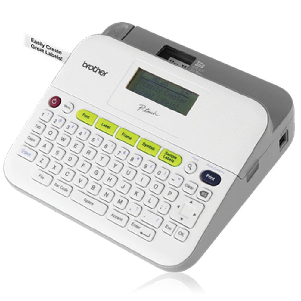 Brother P-Touch Versatile Label Maker in White and Light Gray ...