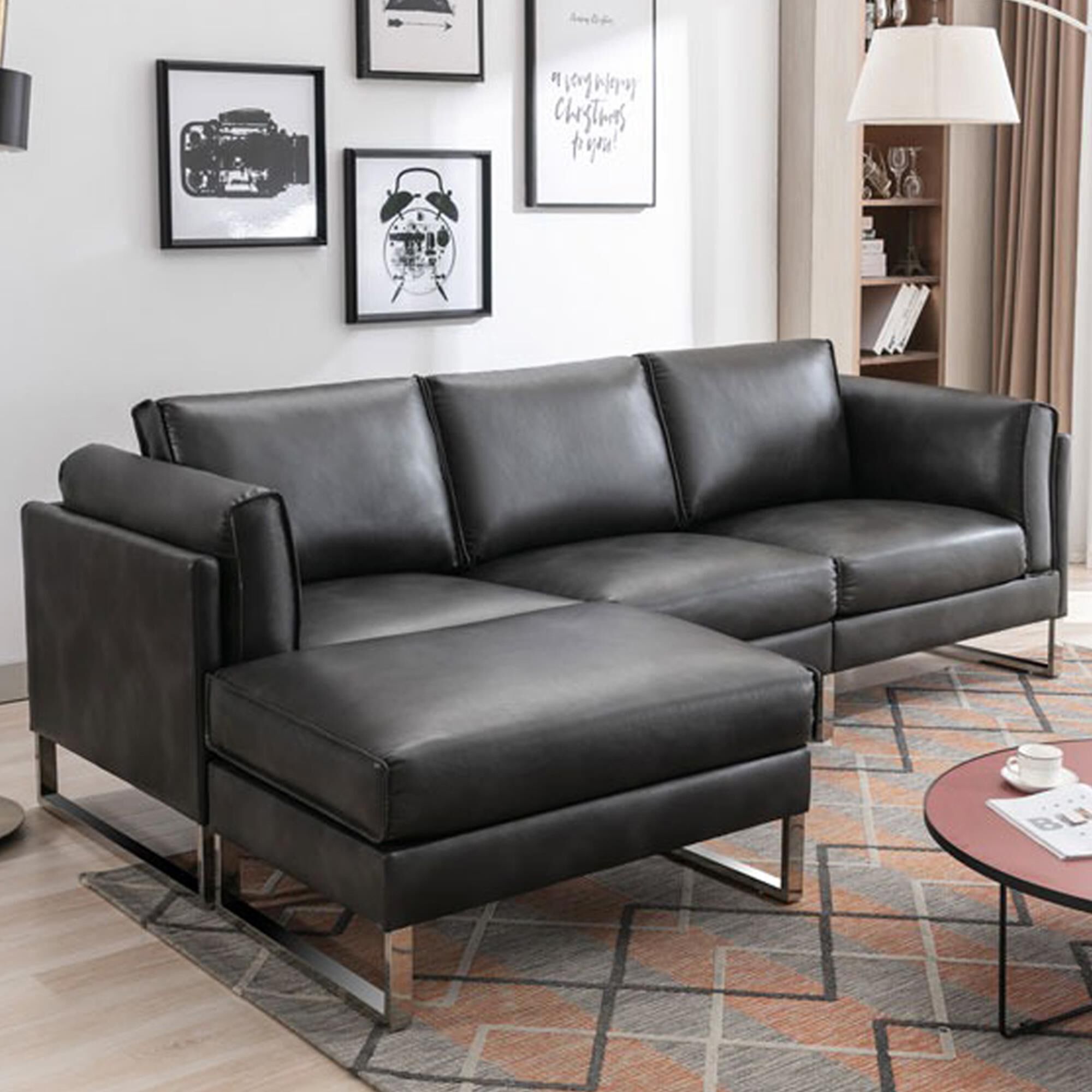 Leather sectional new arrivals nebraska furniture mart