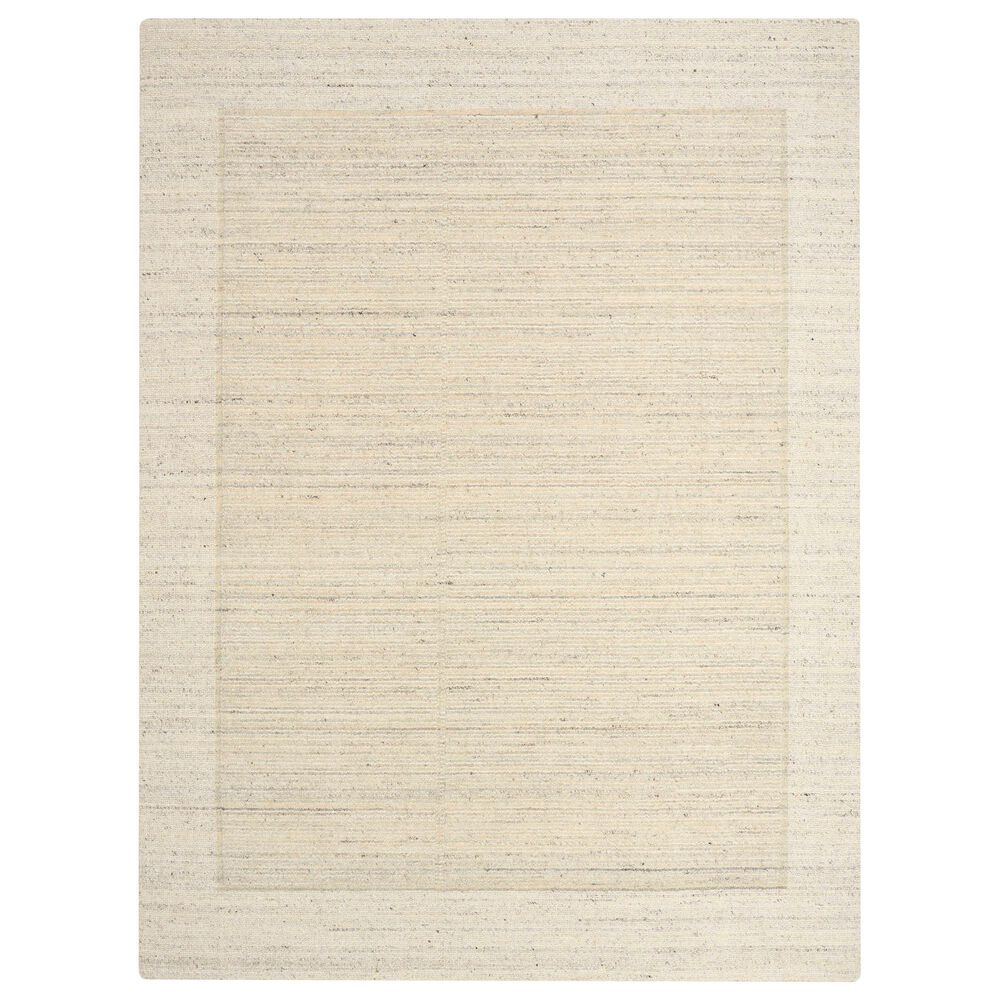 Nourison Ridge Ivory 7"9" x 9"9" Area Rug, , large