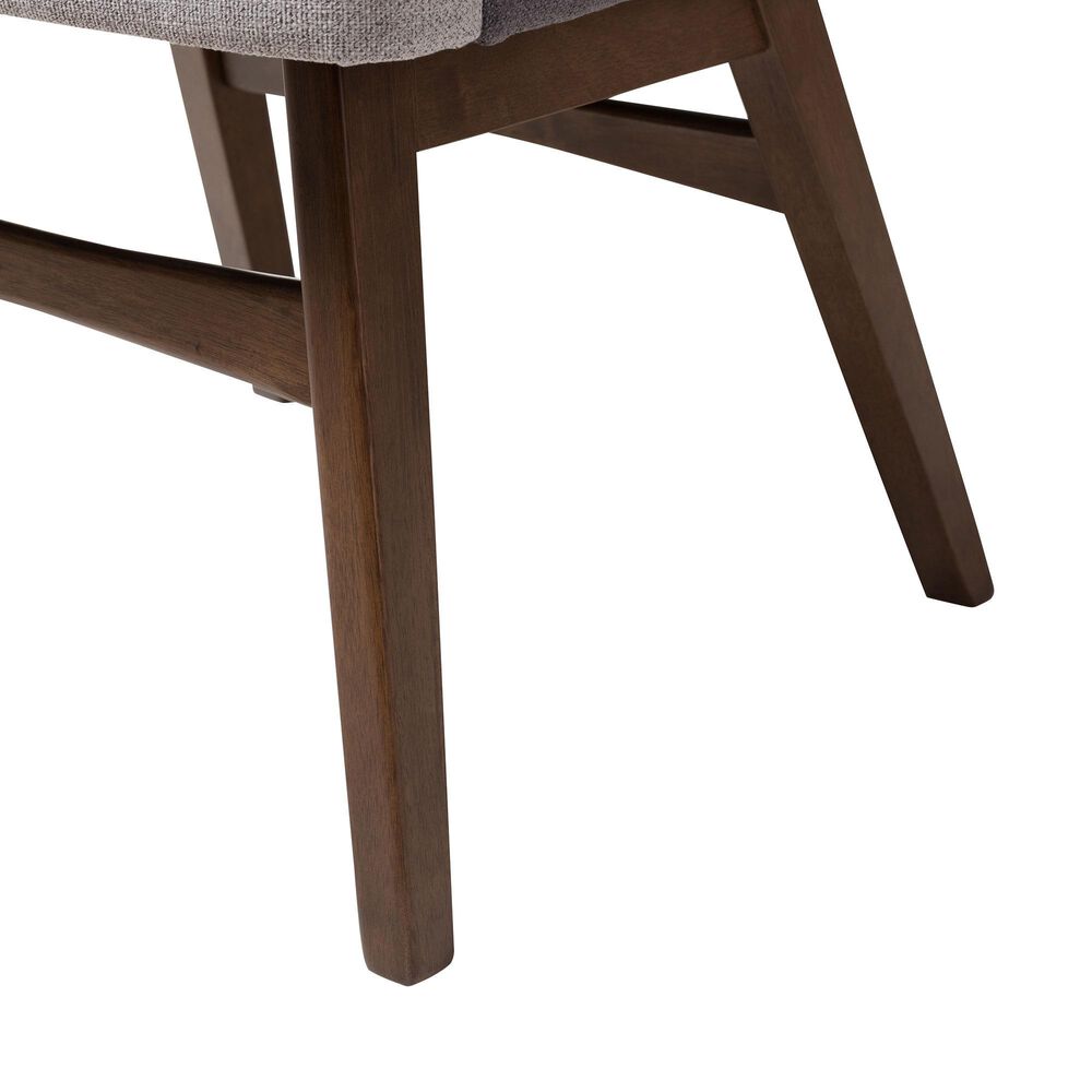 Baxton Studio Monte Arm Chair in Dark Walnut (Set of 2), , large