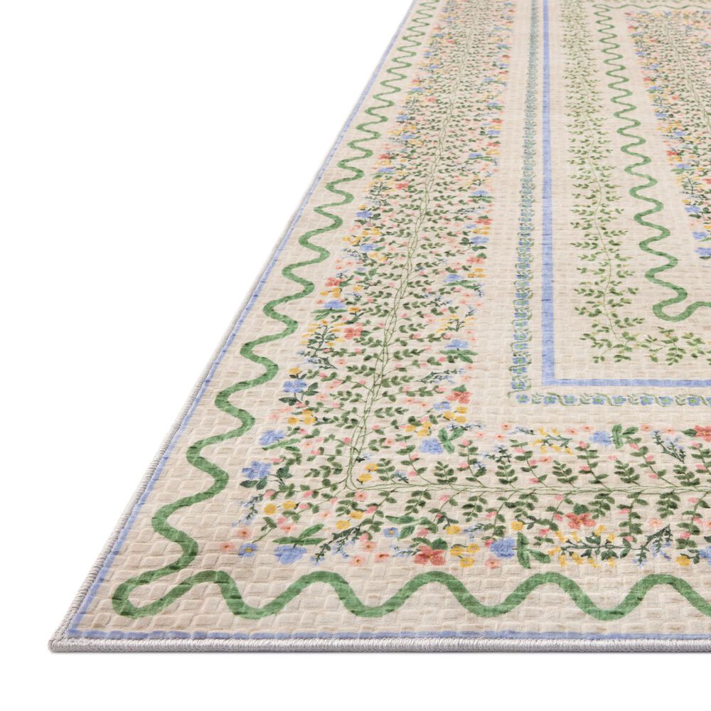 Rifle Paper Co. x Loloi Orchard Ivory and Multicolor 2'6" x 9'6" Runner, , large