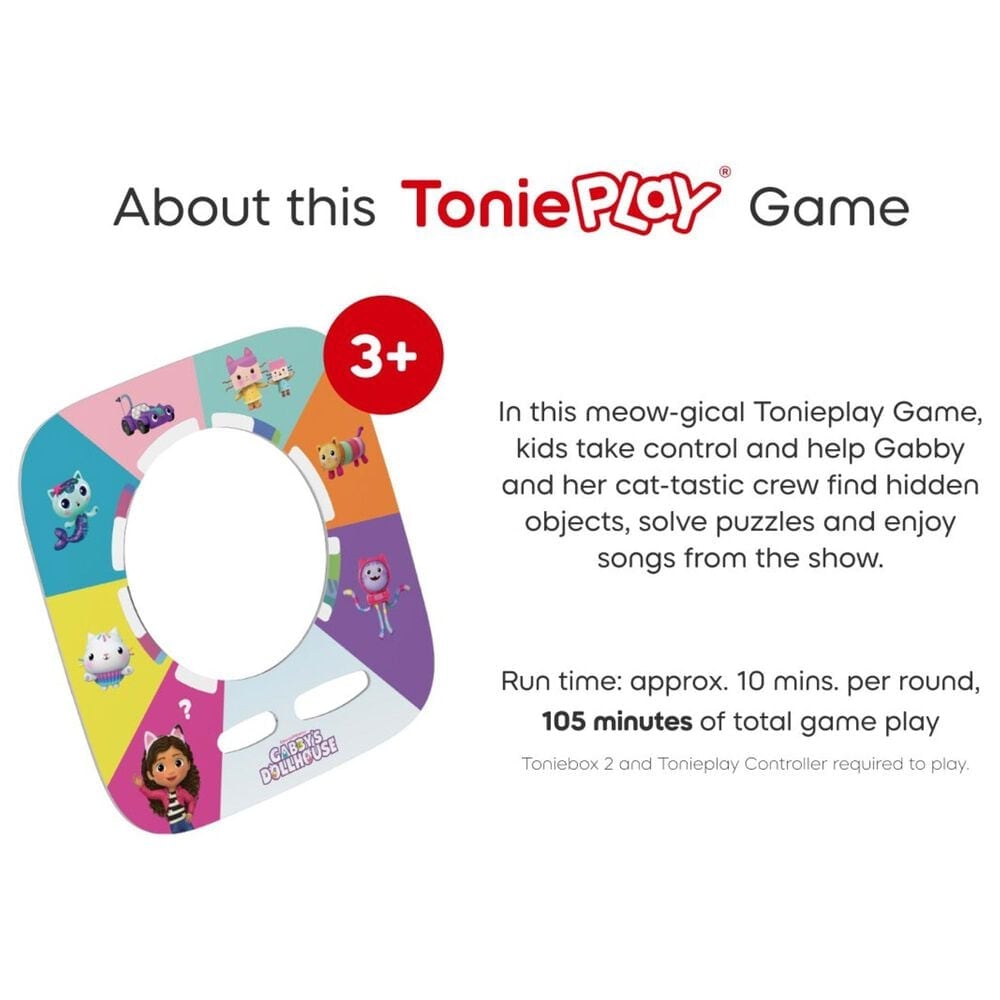 Tonies Gabby&#39;s Dollhouse Gabby&#39;s Cat-tastic Scavenger Hunt Game, , large
