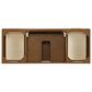 37B Mertola 48" Single Bathroom Vanity Cabinet in Dark Maplewood with White Composite Stone Top and Backsplash, , large