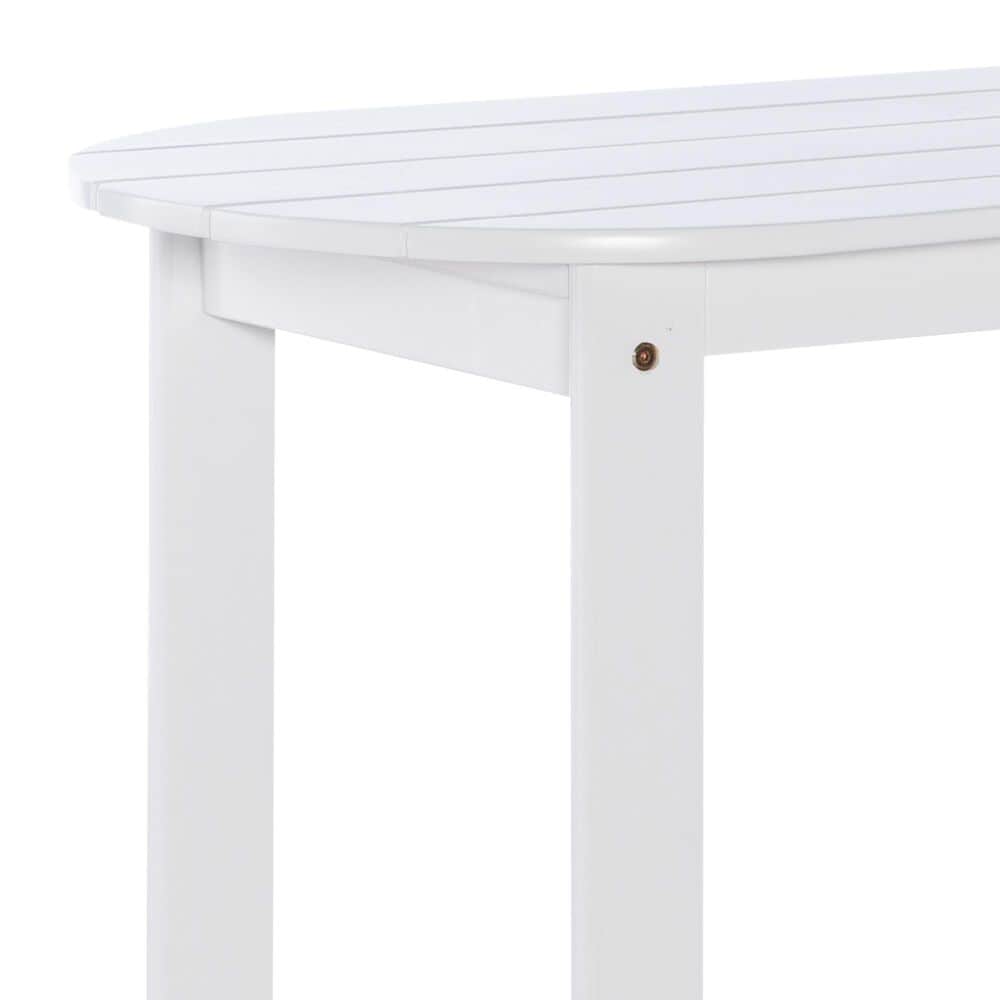 Linon Home Decor Adirondack Coffee Table in White, , large