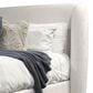 Simeon Collection Shiloh King Upholstered Bed in White Mocha, , large