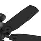 Hunter Builder Elite 52" Ceiling Fan in Matte Black, , large