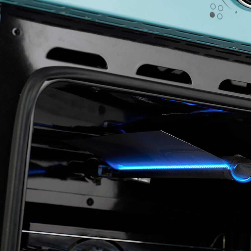 Unique Appliances Classic Retro 30" Pro Convection Gas Range in Ocean Mist Turquoise, , large