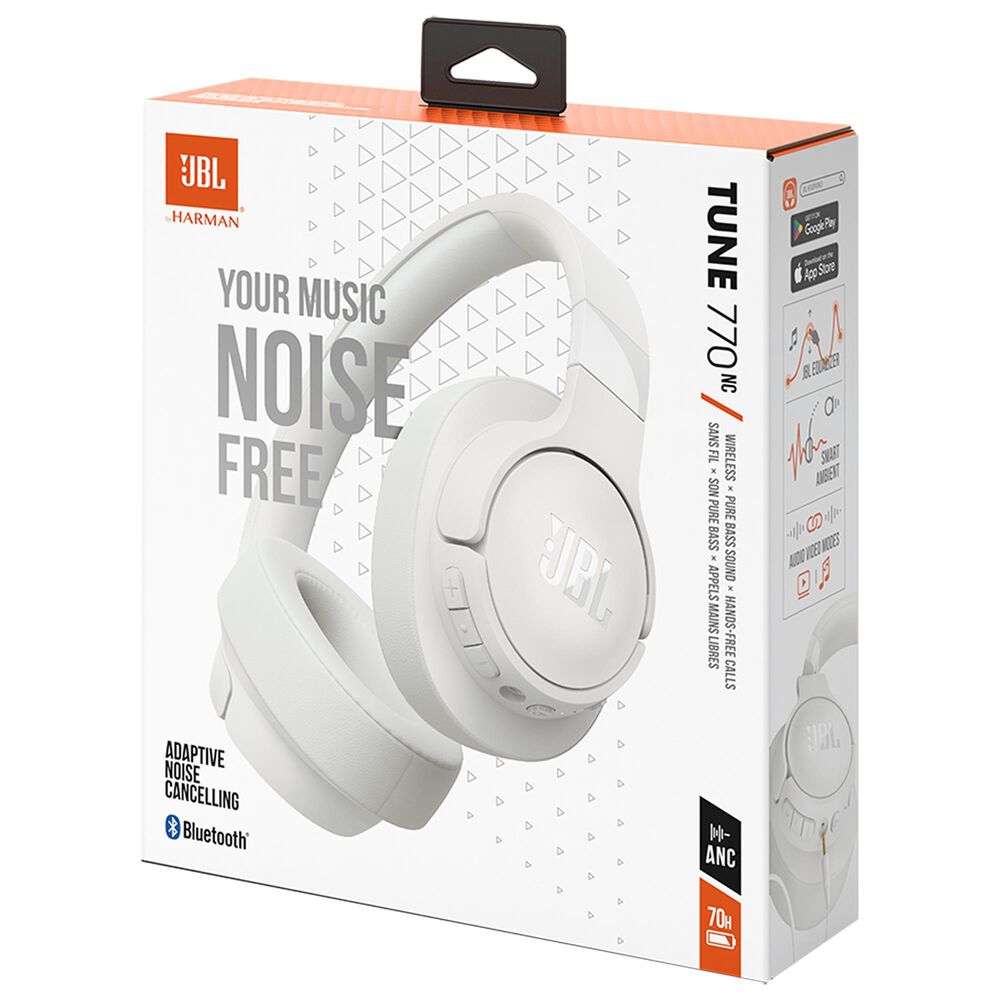 JBL Tune 770NC Over-Ear Headphones in White, , large