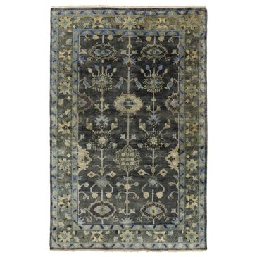 Surya Carpet, Inc. Antique 3"6" x 5"6" Green, Charcoal, Slate, Taupe and Light Olive Area Rug, , large