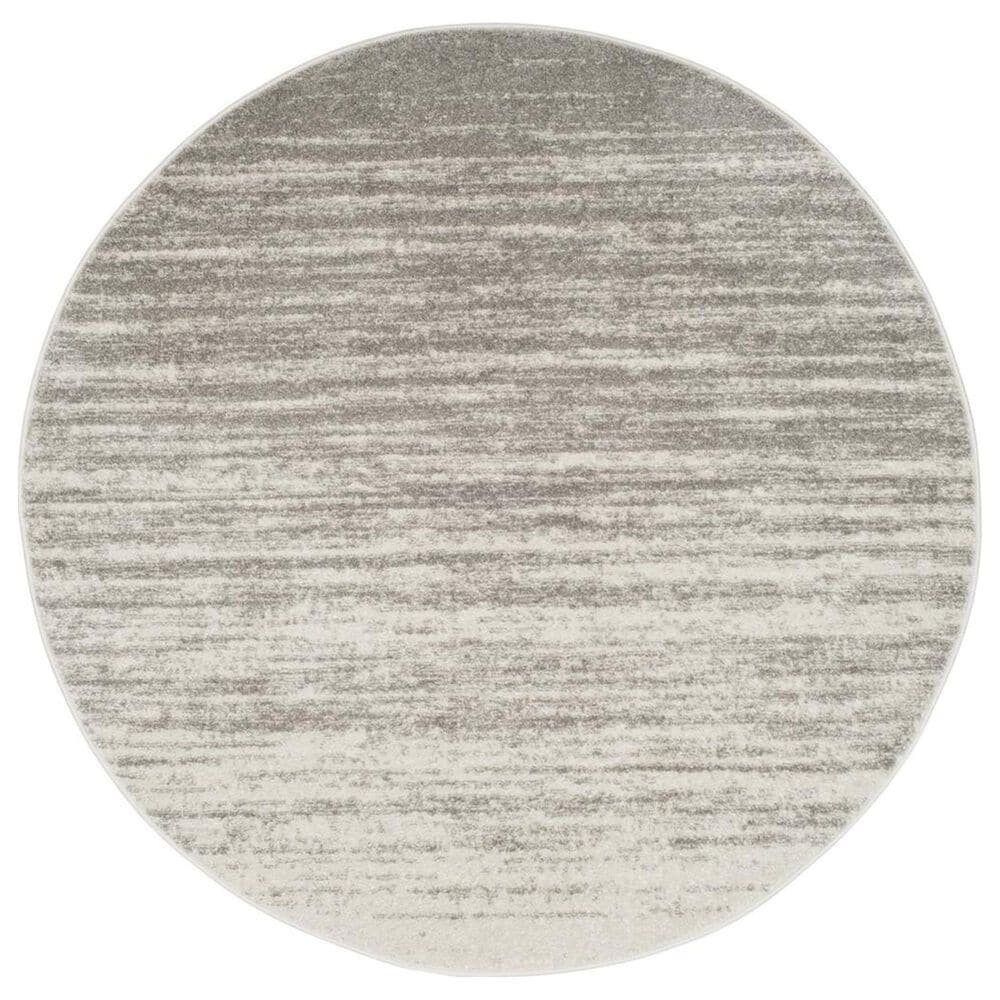 Safavieh Adirondack ADR113C 10" Round Light Grey and Grey Area Rug, , large