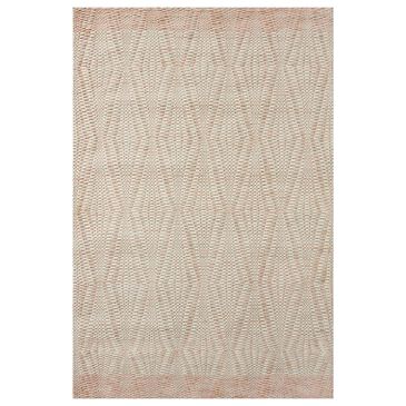 Loloi Kenzie 2"3" x 3"9" Ivory and Blush Area Rug, , large