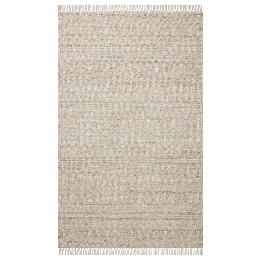 Angela Rose Rivers 8"6" x 11"6" Sand and Ivory Area Rug, , large
