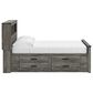 Ashley Frandern Full Bookcase Bed with Storage in Warm Gray, , large
