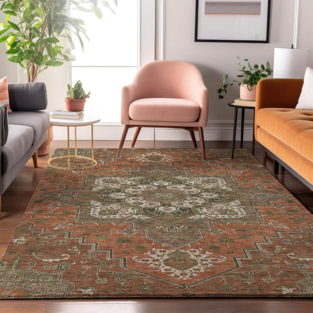 Dalyn Rug Company Tabrook TB9 Rust 5&#39; x 7&#39;6&quot; Area Rug, , large