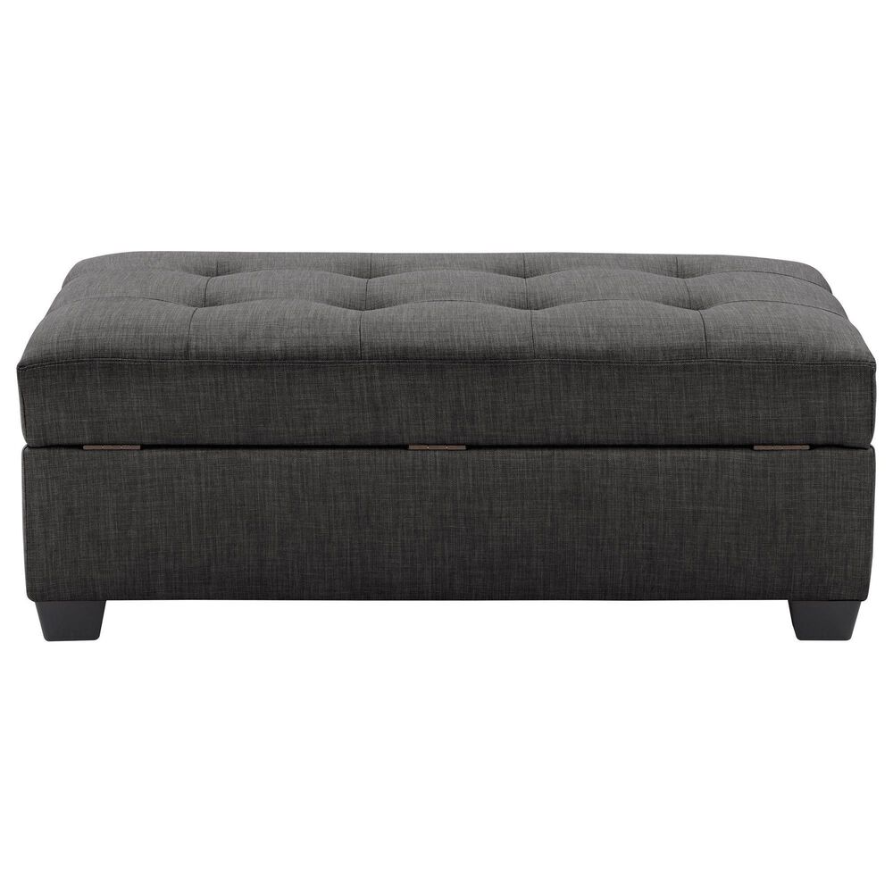 CorLiving Antonio Storage Ottoman in Gray, , large